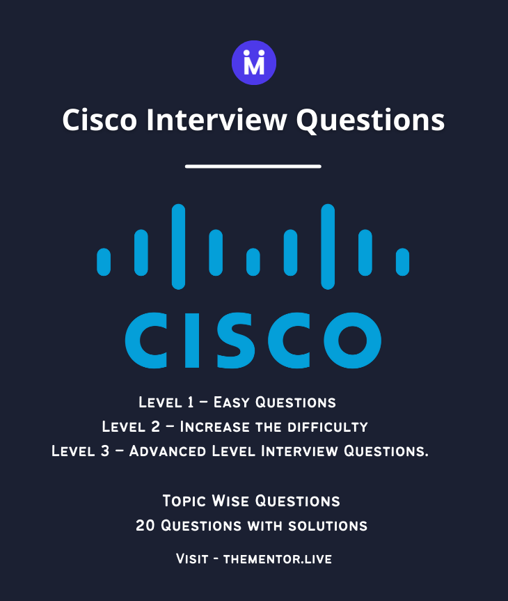 Cisco Interview Questions